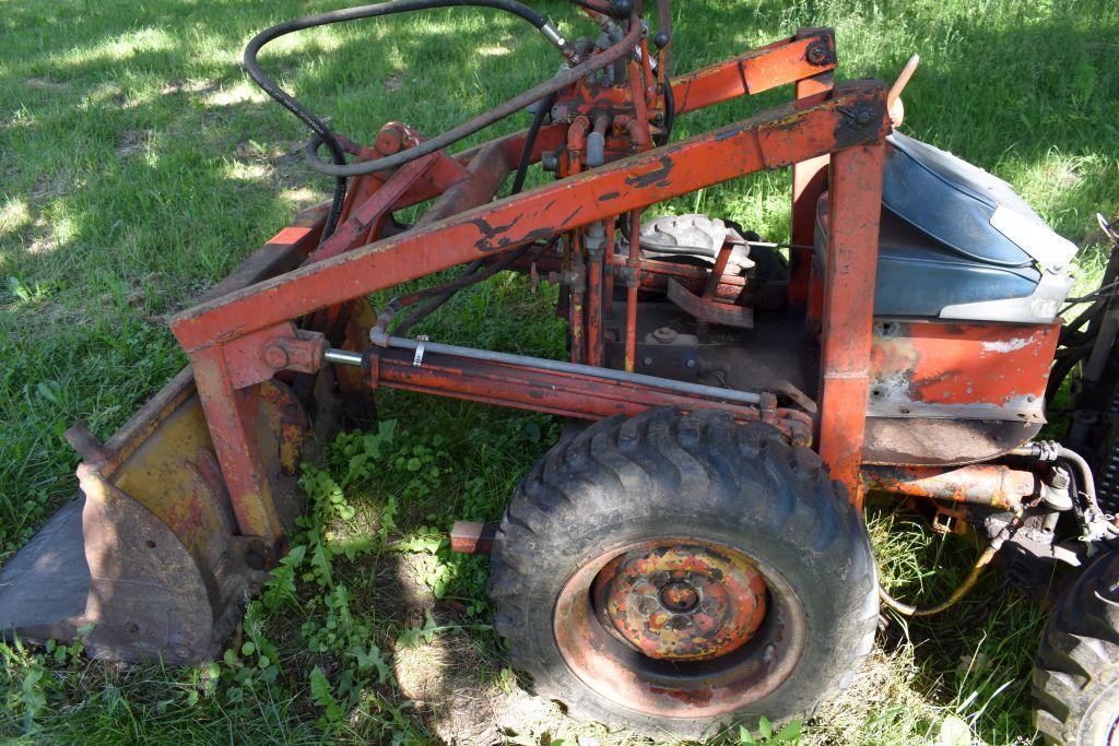 Shop Built Articulating Front End Loader, Wisconsin B-4 Engine, 4 Speed Trans, Will Run And Drive