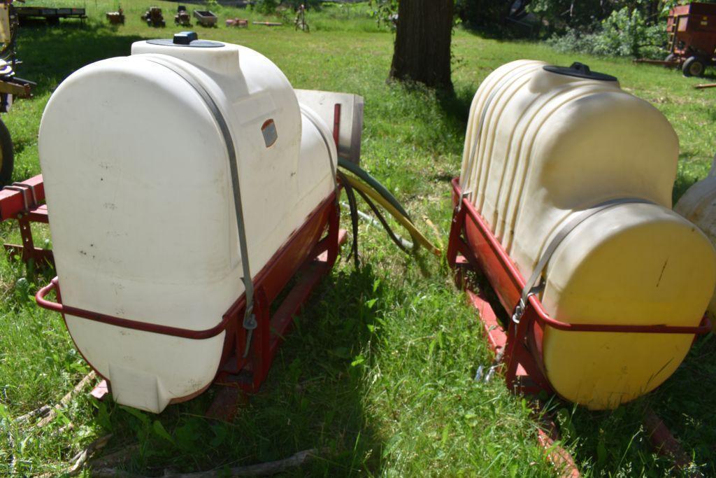 200 Gallon Saddle Tanks with Brackets, Was On IH 1456