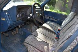 1991 Chevy Pickup, 4x4, 5.0L V8, Auto, Power Windows And Locks, Reg Cab, Long Box, 78,743 Miles