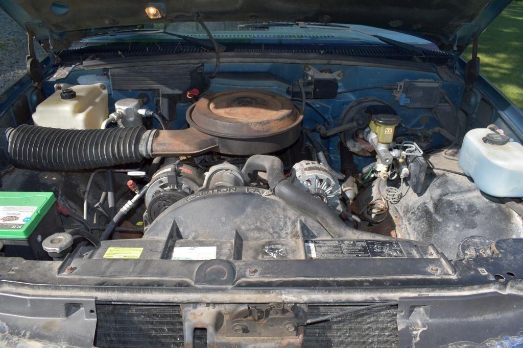 1991 Chevy Pickup, 4x4, 5.0L V8, Auto, Power Windows And Locks, Reg Cab, Long Box, 78,743 Miles