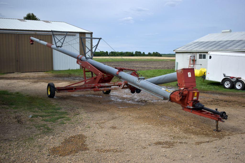 Sudenga 10"x61' Swing Hopper Grain Auger, Hyd. Lift