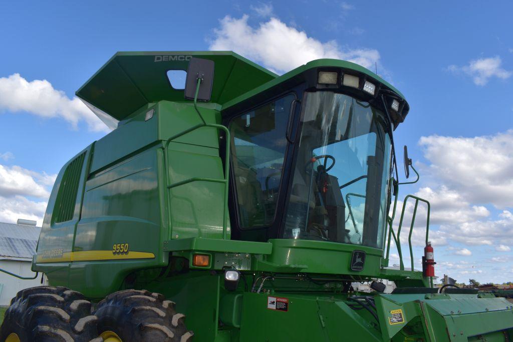 2001 John Deere 9550 2WD Combine, 2234 Separator Hours, 3388 Engine Hours