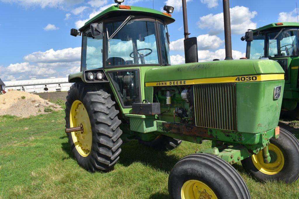 John Deere 4030 2WD Tractor, 5773 Hours, Quad Range, 540/1000PTO, 2 Hydraulics, 3pt.,