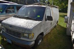 1992 Ford Work Van, V8, Auto, Shelving, Sells with Contents, Non Running, No Title