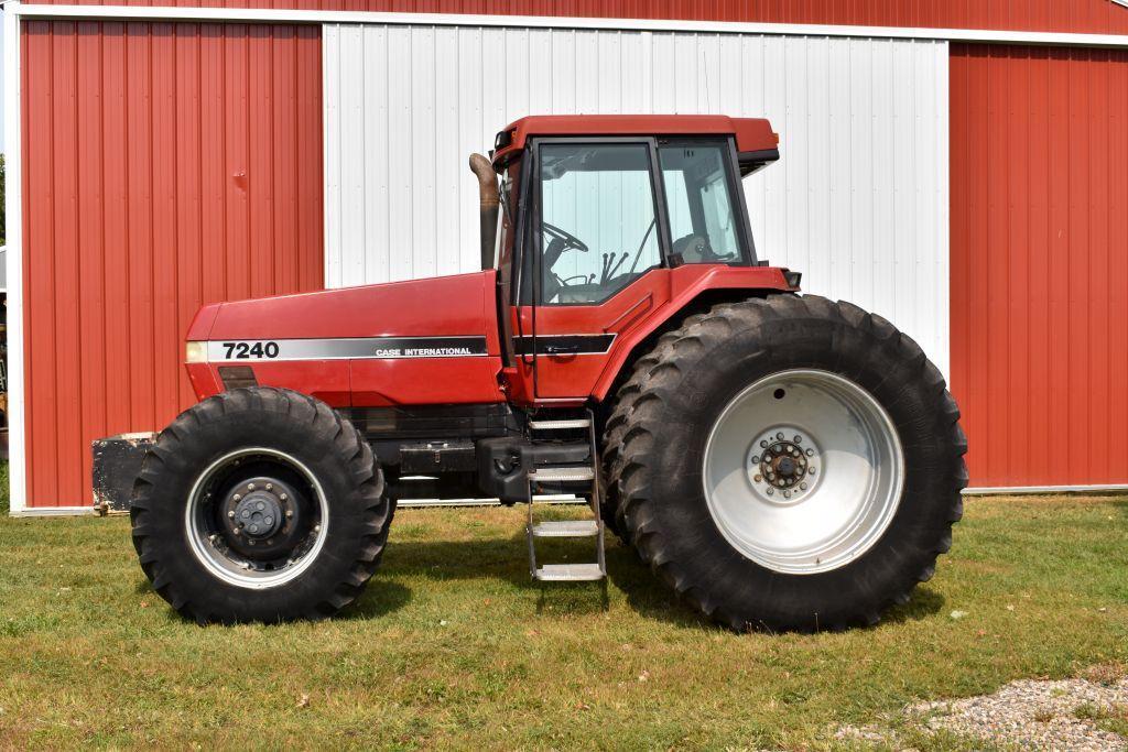 Case IH 7240 MFWA Tractor, 7633 Hours, 20.8x42 Duals, 90% Inside Tires, 3 Hydraulics, 3pt.,