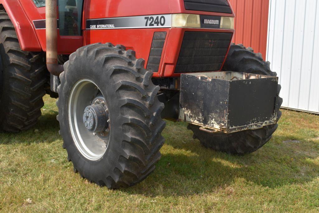 Case IH 7240 MFWA Tractor, 7633 Hours, 20.8x42 Duals, 90% Inside Tires, 3 Hydraulics, 3pt.,