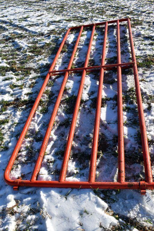 12' Livestock Tube Gate, Good Condition