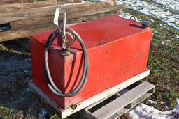 110 Gallon Fuel Tank with Fill-Rite Hand Pump