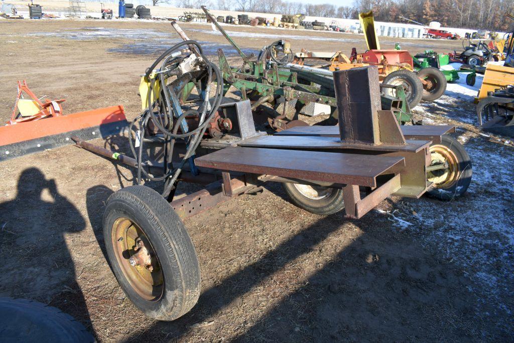 Log Splitter on Transport