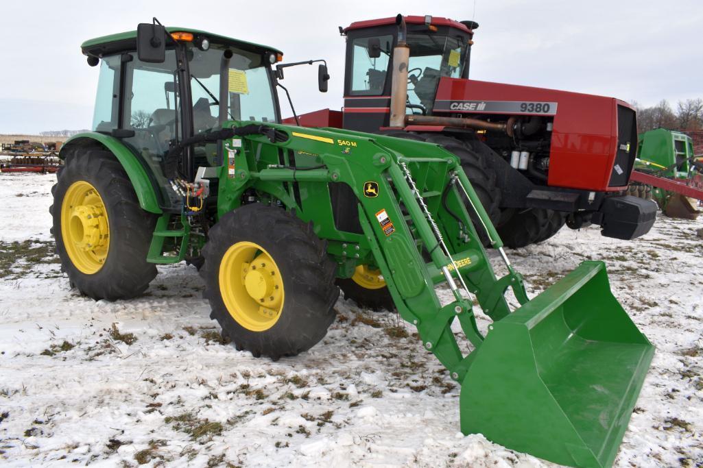 2014 John Deere 5085M MFWD Tractor, 625.4 Actual