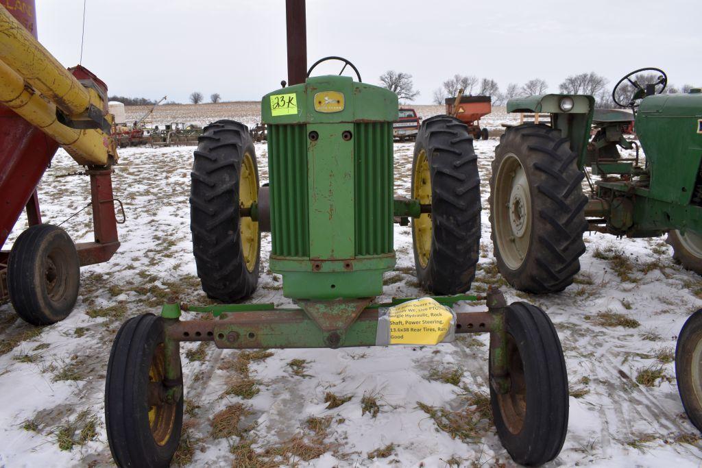 1957 John Deere 620, Gas, Factory WF, Live PTO