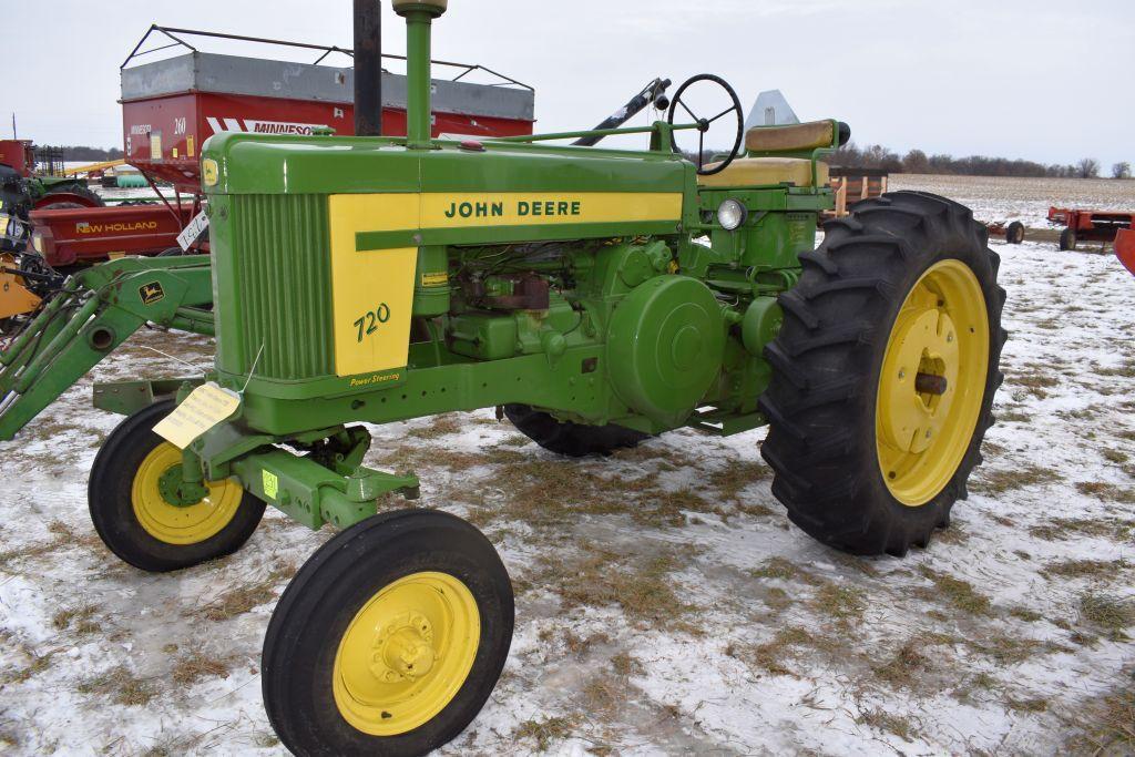 1957 John Deere 720 Tractor, Gas, W/F,3pt., 540 P1