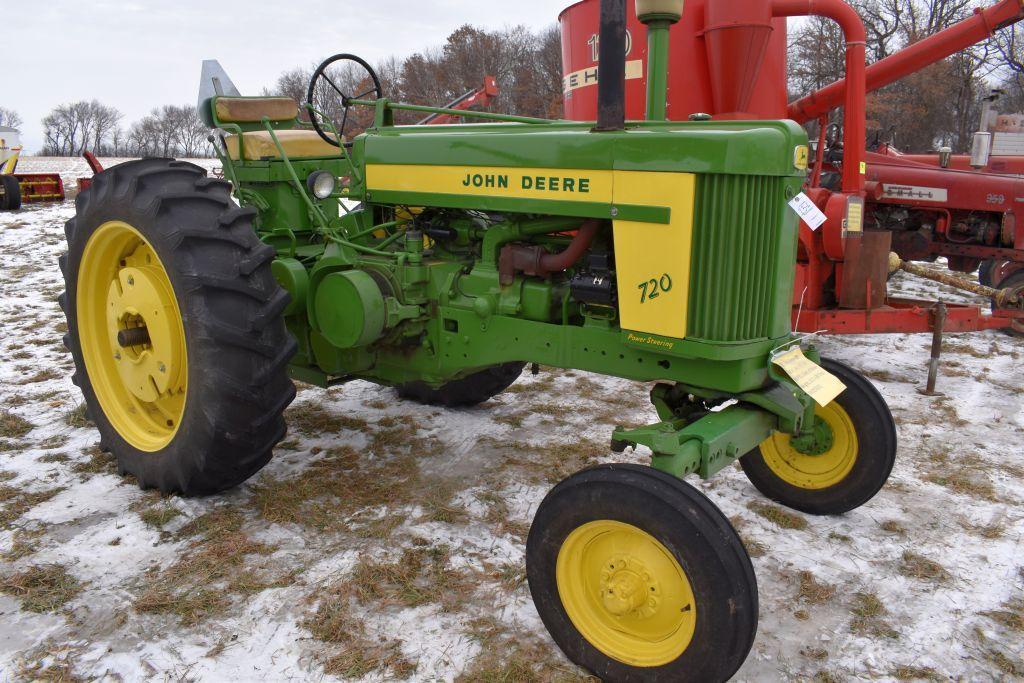 1957 John Deere 720 Tractor, Gas, W/F,3pt., 540 P1