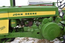 1957 John Deere 720 Tractor, Gas, W/F,3pt., 540 P1
