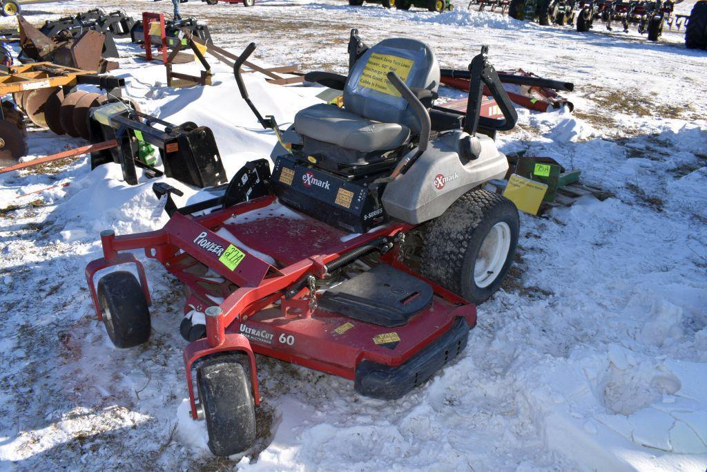 eXmark Zero Turn Lawn Mower, 60" Rear Discharge Dn