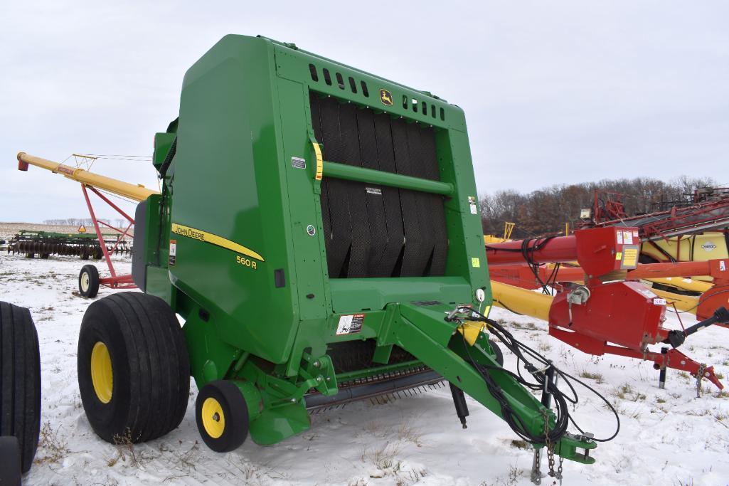 2018 John Deere 560R Round Baler, 1000PTO, 21.5x16