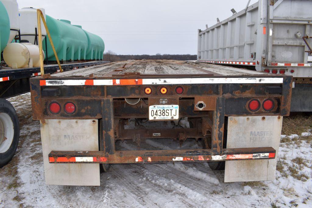 1997 Trim Semi Flat Trailer, 36'x102", Spring Ride