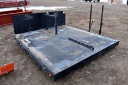 96"x102" Metal Flatbed Deck, Tie Down Supports