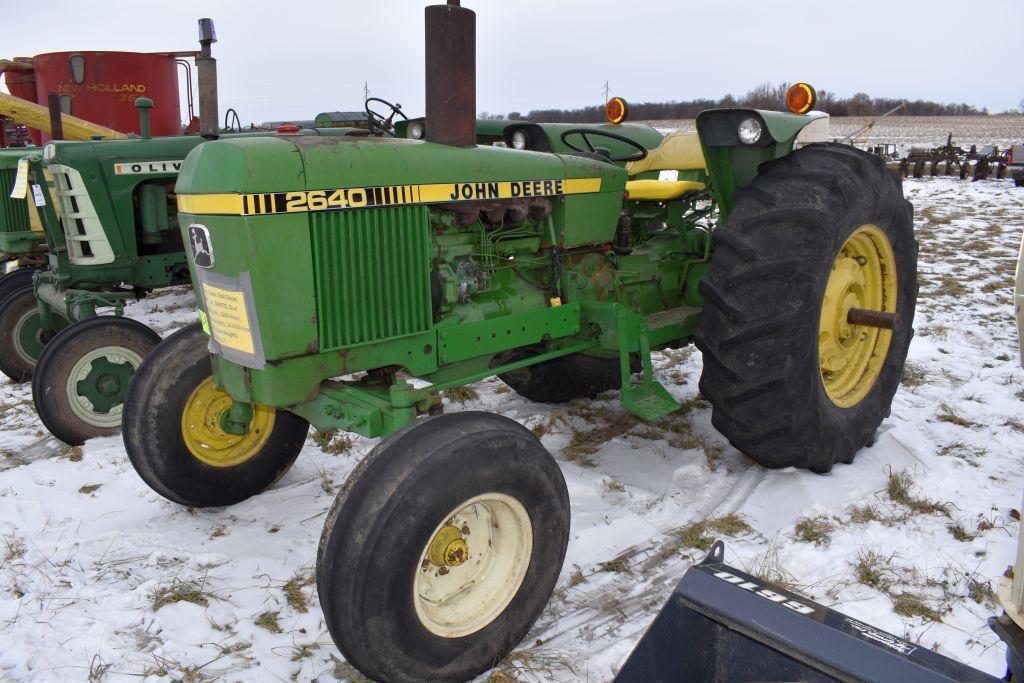 John Deere 2640 Diesel, WF, 3pt, 540PTO, Dual Hyd