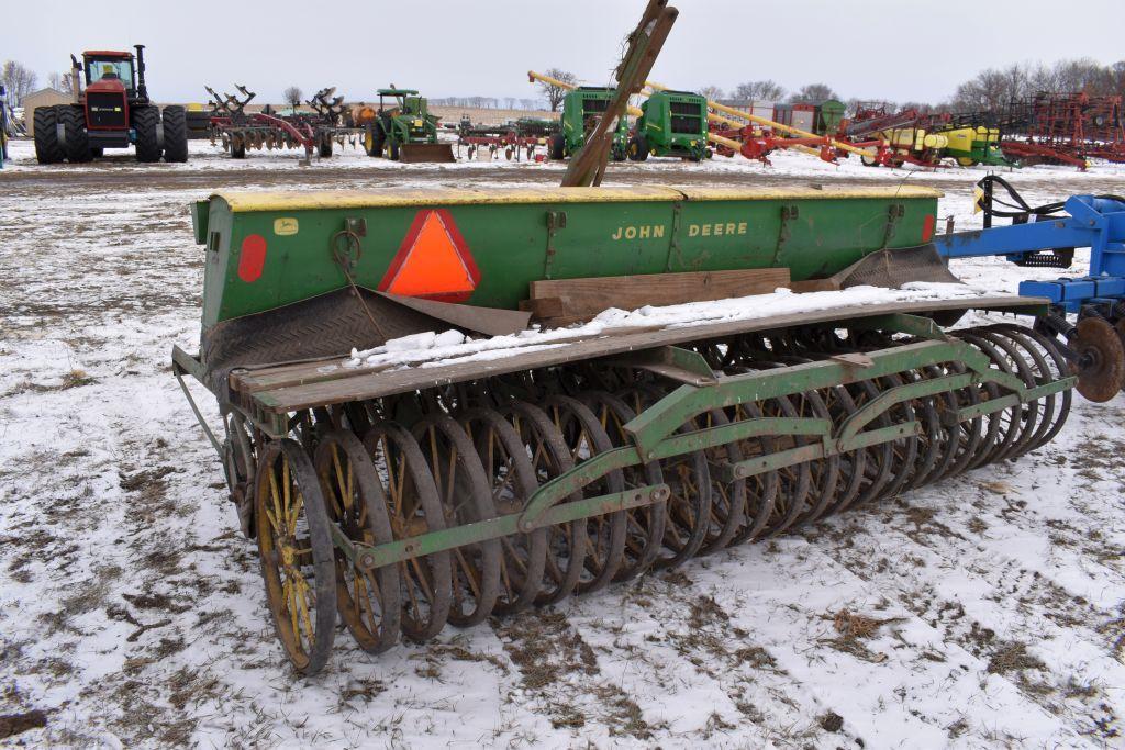 John Deere LLA Shoe Grain Drill, 12' With 6" Spac