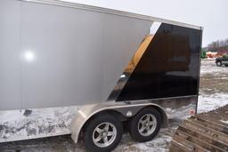 2015 United Enclosed Cargo Trailer, 7' x 16', V-N