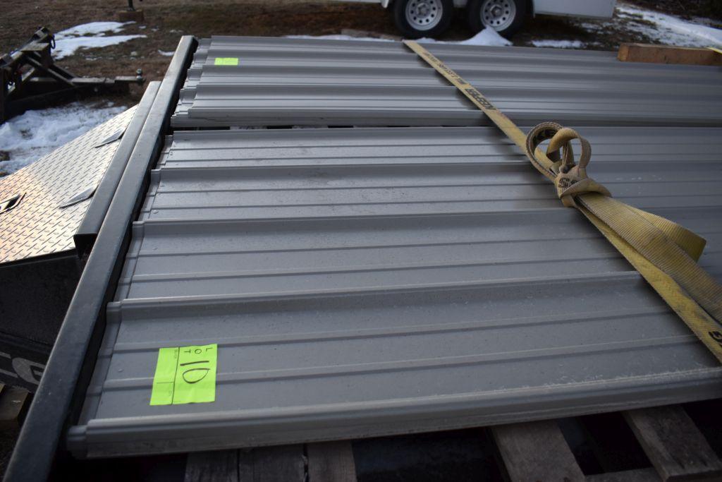 Approx. 48 Sheets of New/Unused Tin; Assorted Lengths: 20', 18', 16' and More