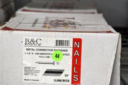 (2 Boxes) B&C Eagle 1.5"x.148" Gun Nails