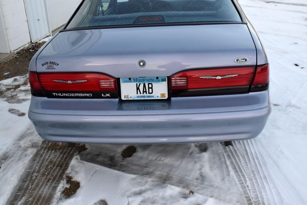 1995 Ford Thunderbird LX, 55,489 Miles actual One Owner, Automatic, 4.6 L V8 Engine,