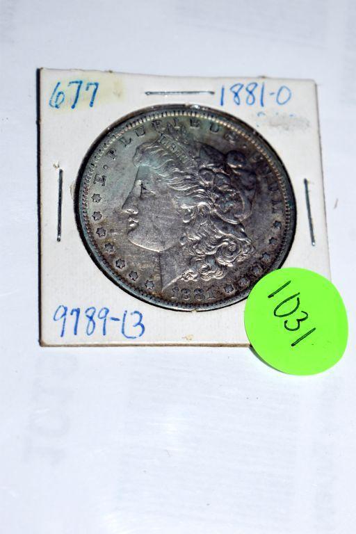 1881 O Liberty E Pluribus Unum United States of America Morgan Dollar