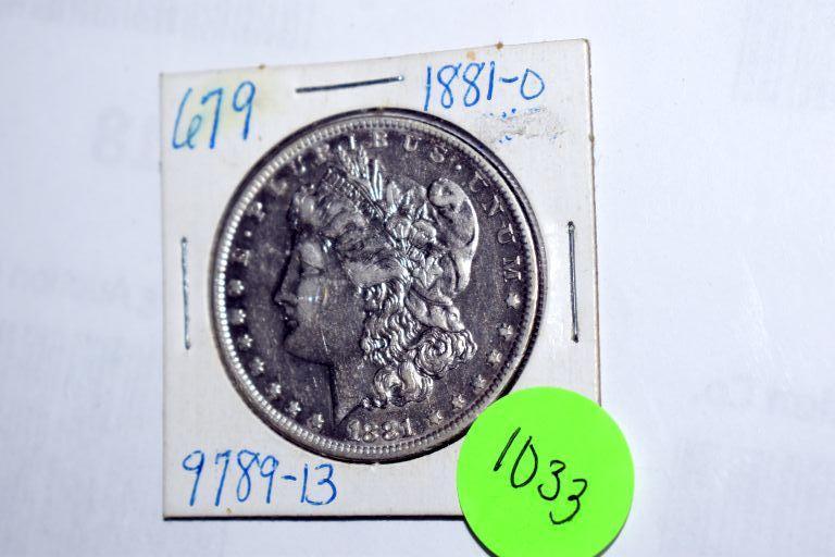 1881 O Liberty E Pluribus Unum United States of America Morgan Dollar