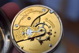 American Waltham Watch Co. 17 Jewels Adjusted Pocket Watch