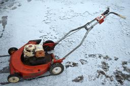 Vintage Allis Chalmers Push Mower, B&S Engine ,Engine Not Free