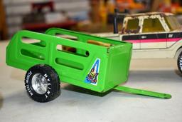 Nylint Pow'r Pickup, Nylint Trailer, Honda ATC 90 Three Wheeler Toy