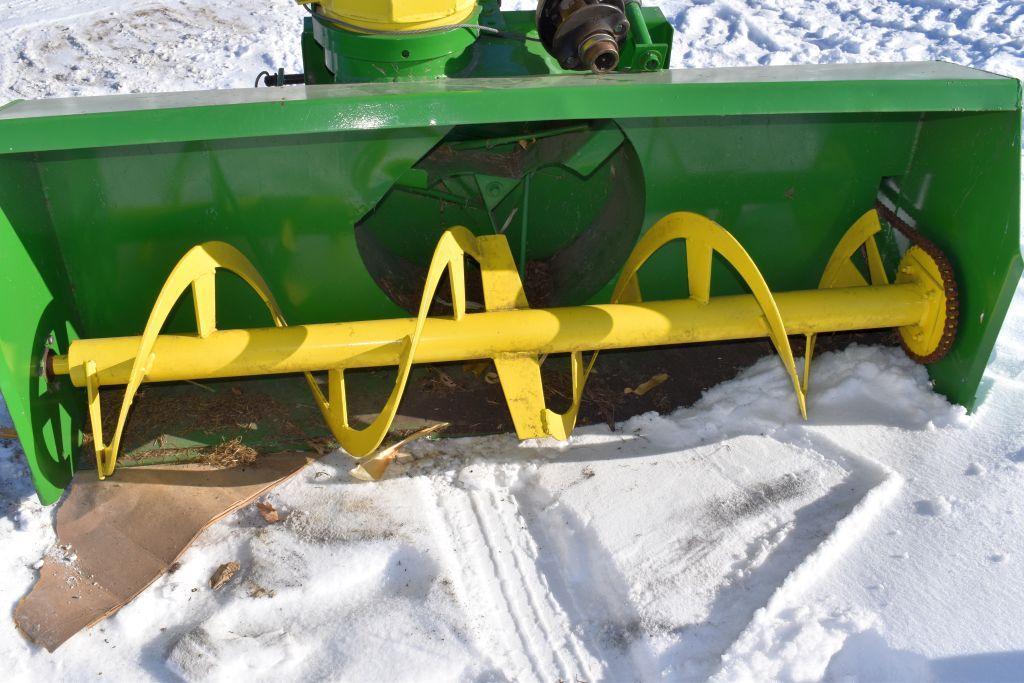 John Deere 5' Snowblower, Single Auger, 540PTO, 3pt.