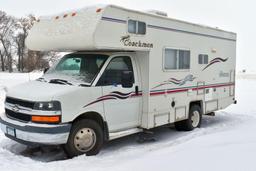 2003 Chevrolet Coachmen Freedom 16' Motorhome, 6.0 L V8 Gas, 94,801 Miles, Kitchen, Bath, Roof