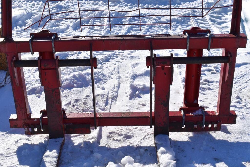 1978 John Deere 4240 Tractor, Westendorff TA28 Hydraulic Loader, Joystick, 84" Bucket, Pallet Forks