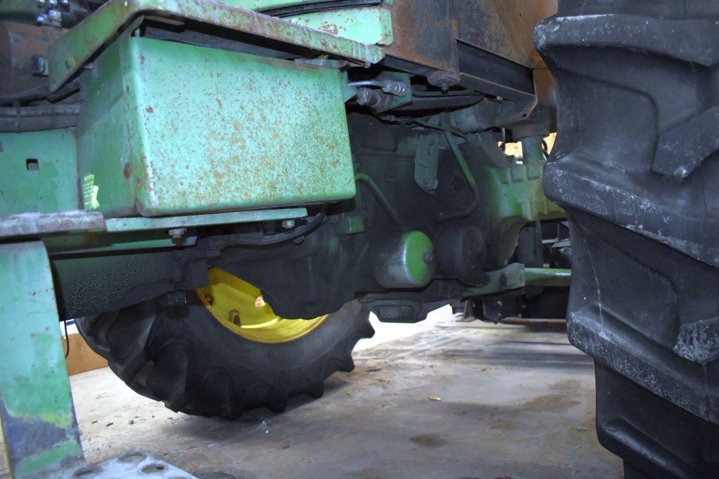 1978 John Deere 4240 Tractor, Westendorff TA28 Hydraulic Loader, Joystick, 84" Bucket, Pallet Forks