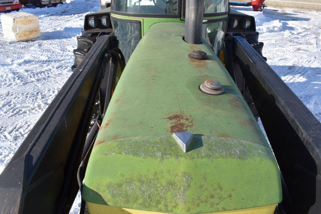 1978 John Deere 4240 Tractor, Westendorff TA28 Hydraulic Loader, Joystick, 84" Bucket, Pallet Forks