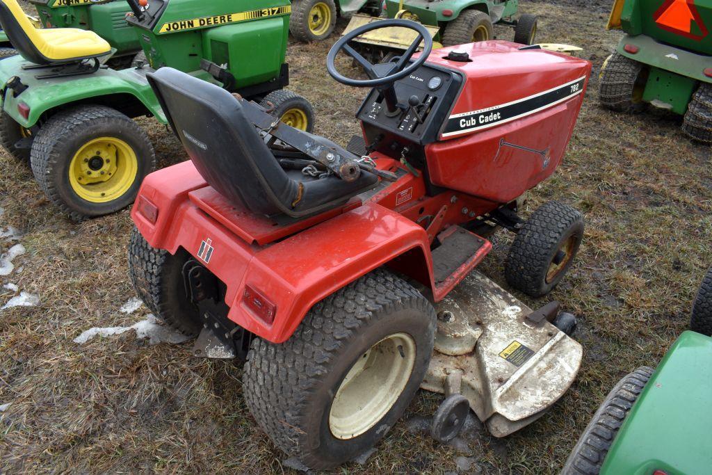 Cub Cadet 782 Garden Tractor, 388 Hours, 50" Deck, Motor Condition Unknown, SN 2050601U731452