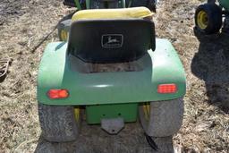 John Deere 112 Garden Tractor, 48" Broom, SN T0656 230167M, Unknown Condition