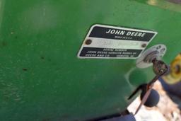John Deere 212 Garden Tractor, 47" Deck, Electric Deck Lift, SN 0212H 098020M, Unknown Condition
