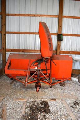 Raths Model 299RH Snowblower, 9', 3 Pt., Double Auger, Hyd. Spout, 540 PTO, SN 11283459