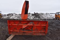 Raths Model 299RH Snowblower, 9', 3 Pt., Double Auger, Hyd. Spout, 540 PTO, SN 11283459