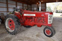 Farmall 450 Gas Tractor, NF, After Market 3 Pt., Fenders, 15.5x38 Tires, SN 24267, Motor Free,