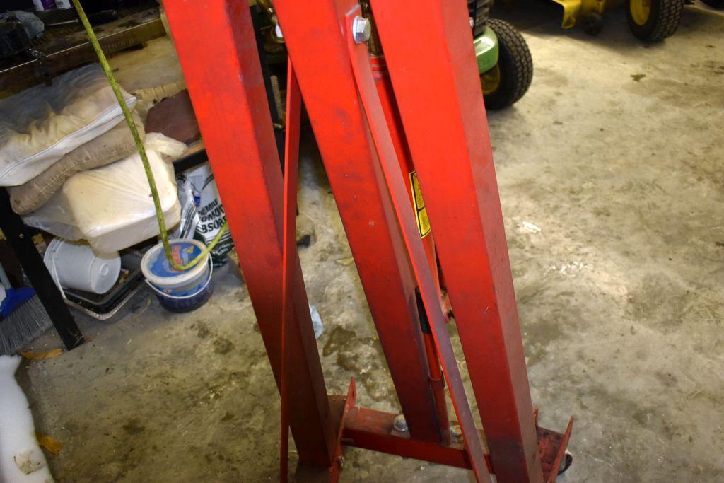 2 Ton Folding Engine Hoist with 8 Ton Long Ram Jack