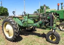 '49 MT row crop, gasoline, single wheel, S# 11942