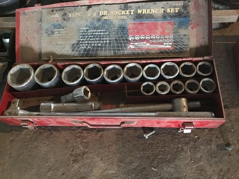 3/4" drive socket set