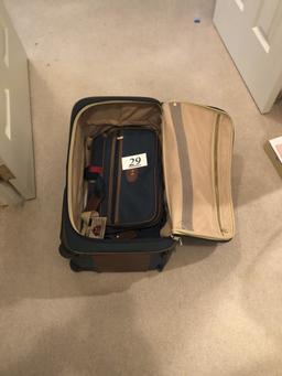 1 suitcase on wheels and