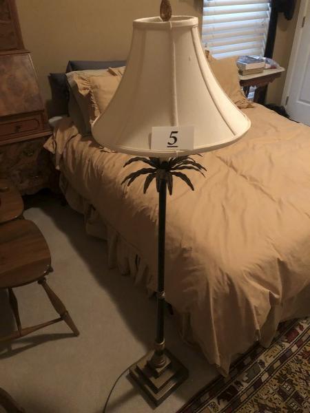 Metal lamp approx. 57" tall