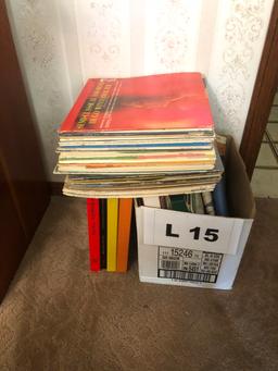 Box of misc. record sets